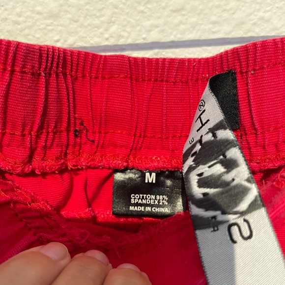 Switch Remarkable Red Mens Joggers Streetwear Skater Logo Zip Billionaire Club M - Picture 13 of 15